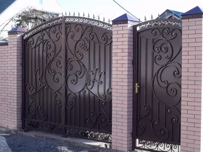 Распашные металлические ворота для дачи в Москве, купить с установкой  недорого, цены