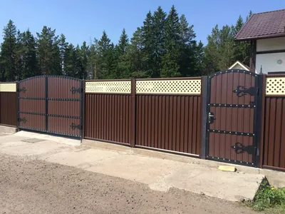 Ворота для дачи под ключ в Москве, цены на ворота и калитки от  производителя - Good Zabor