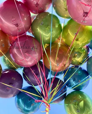Воздушные шары под потолок \"Синий\", 50 штук | Бесплатная доставка по Москве  и области при заказе от 2500 рублей