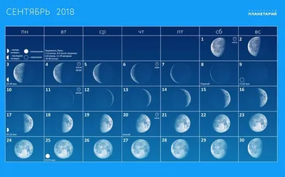 Лунный календарь на сентябрь 2023: благоприятные дни и фазы Луны - МЕТА