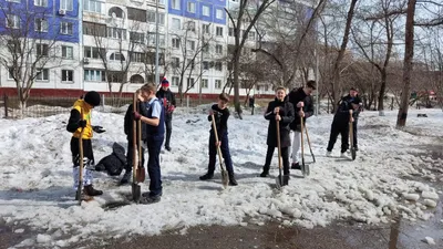 Фотоотчет «Все на субботник» (6 фото). Воспитателям детских садов, школьным  учителям и педагогам - Маам.ру