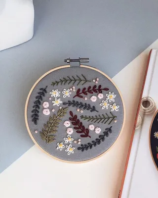 Современная вышивка гладью Modern Embroidery | Современная вышивка, Вышивка  гладью, Вышивка