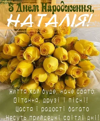 С днем рождения, Наташа