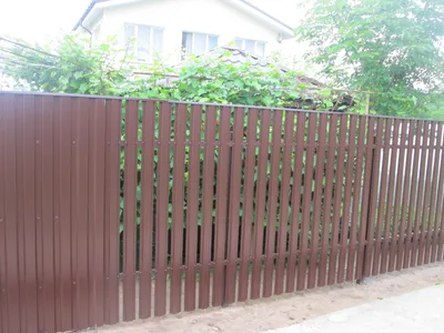 Забор Из Евроштакетника: стильная защита вашего сада