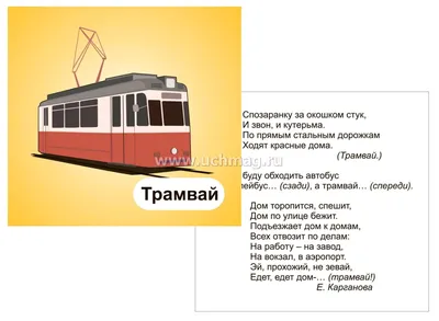 Пассажирский транспорт: 12 развивающих карточек с красочными картинками,  стихами и загадками для занятий с детьми – купить по цене: 82,80 руб. в  интернет-магазине УчМаг