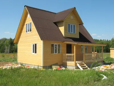 Дачные дома под ключ в Москве - строительство дачных брусовых домов эконом  класса - Wood-Brus