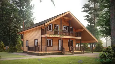 Красивый загородный дом! | Rustic house, House styles, Architecture house