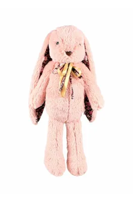 Купить мягкая игрушка зайка тедди из натурального меха марго Holich Toys  онлайн в Москве