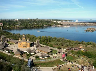 Фото: Запорожская Сечь. Храм Покрова Пресвятой Богородицы. Фототурист )  massimo. Город. Фотосайт Расфокус.ру