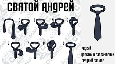 Как завязывать галстук: самый простой способ, пошаговая инструкция
