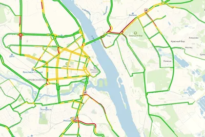 Заволжский район Ярославля встал утром в пробку: причина- Яррег - новости  Ярославской области