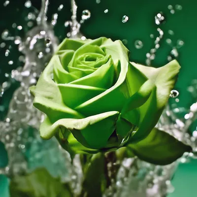 Зелёные розы.» — создано в Шедевруме