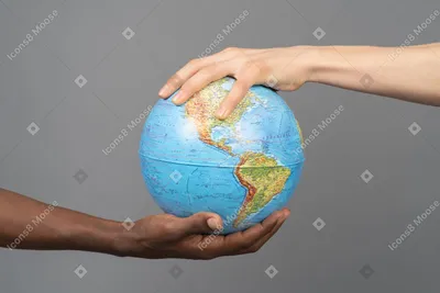 Земной Шар Иллюстрацией Синего Цвета Мировой Шар Карта Мира Форме Векторное  изображение ©sky.cublue 645480240
