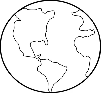 Рисунок земной шар раскраска - 73 фото
