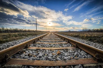 Одноколейная железная дорога фотография Stock | Adobe Stock