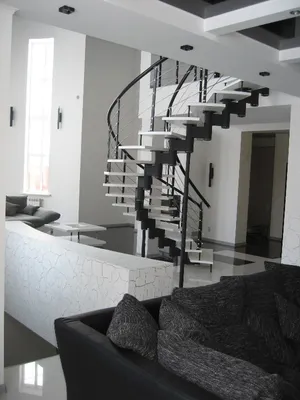 Металлические лестницы в доме | О.В.А.Л.46