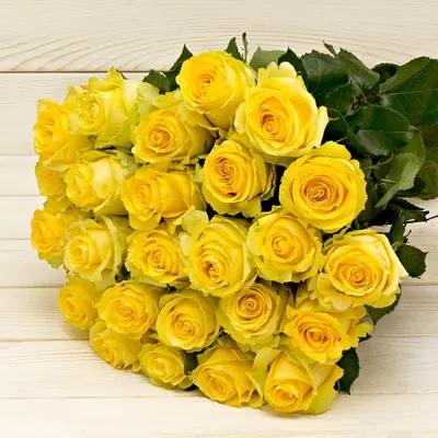 ᐉ Купить Букет из 51 желтой розы \"Солнышко\" цена 3460 грн