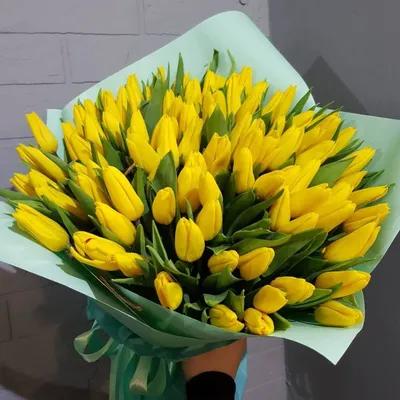 Гарольд: букет желтых тюльпанов в шляпной коробке по цене 9325 ₽ - купить в  RoseMarkt с доставкой по Санкт-Петербургу
