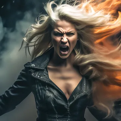 Молодая женщина показывает эмоции гнева на лице. Кричит женщина в гневе на  большом плане фона. Стоковое Изображение - изображение насчитывающей рот,  выражение: 192385295