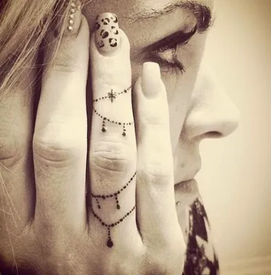 Новые тенденции в татуировках на пальцах