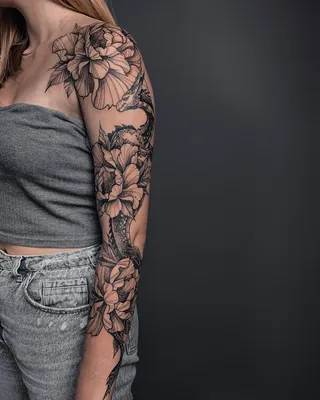Татуировки на руке: модные идеи для женщин