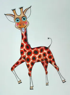 Мультяшный жираф - Фрилансер Мария Котлова maryktlv - Портфолио - Работа  #4434938