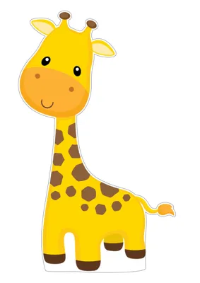 мультяшный жираф сидит на траве Иллюстрация вектора - иллюстрации  насчитывающей немного, трава: 220882730