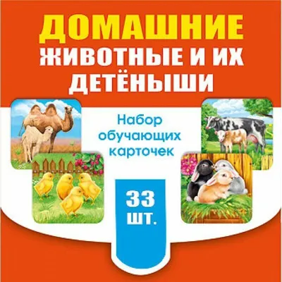 Карточки животные и их детеныши картинки для малышей