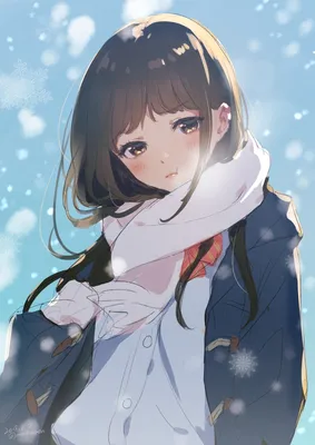 Зимние арты | Anime Art{RUS} Amino