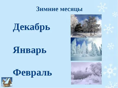 Иллюстрации для детей зимние месяцы (40 фото) » Уникальные и креативные  картинки для различных целей - Pohod.club