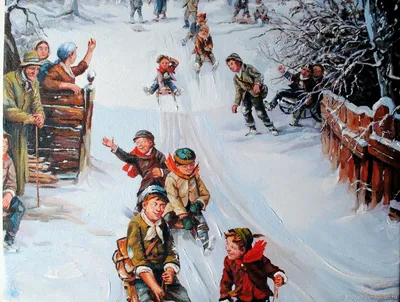снеговик и зимние забавы для детей. счастливые дети, играющие со снеговиком  на заснеженной зимней прогулке. Стоковое Фото - изображение насчитывающей  мило, счастливо: 224775492