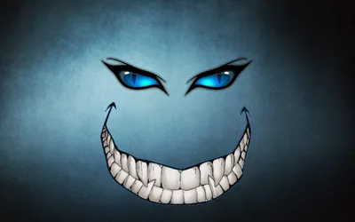 Скачать обои глаза, улыбка, арт, Cheshire Cat, Alice In Wonderland, раздел  фантастика в разрешении 1920x1080
