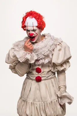 Устрашающее изображение Злой клоун для сайта ужасов