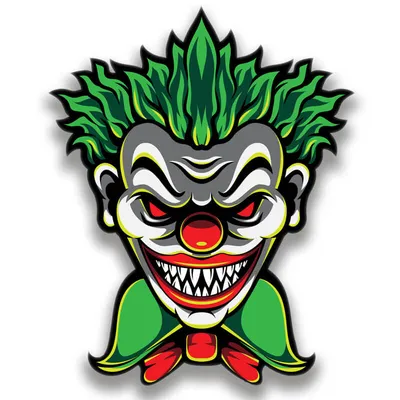 Злой клоун - картинка на аву в Ютуб для пацанов