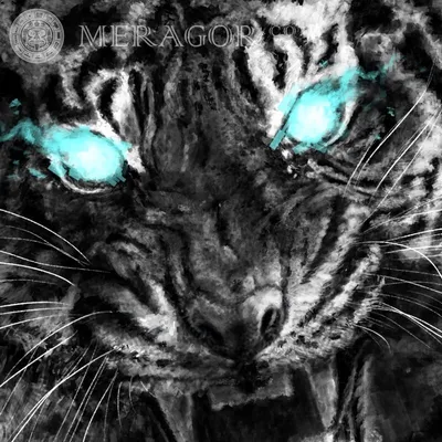 MERAGOR | Арт со злым тигром скачать на аву