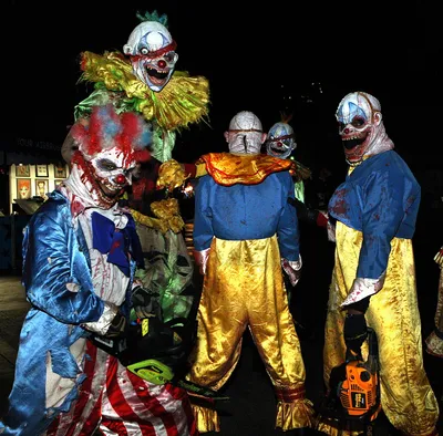 Фото убийственных клоунов для стены
