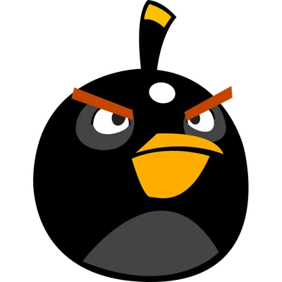 Термонаклейка Черная птица из Angry Birds – Злые Птицы, термоперенос на  ткань - купить аппликацию, принт, термотрансфер, термопе