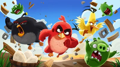 Съедобная Вафельная сахарная картинка на торт Злые птички Angry Birds 006.  Вафельная, Сахарная бумага, Для меренги, Шокотрансферная бумага.