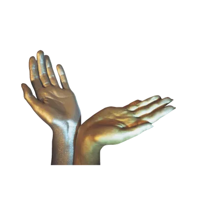 Изображение золотых рук в формате JPG