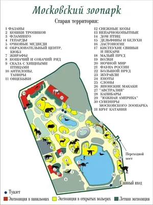 Московский зоопарк. Описание, фото и видео, оценки и отзывы туристов.  Достопримечательности Москвы, Россия.