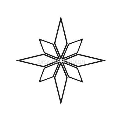 Вифлеемская звезда шаблон - 81 фото