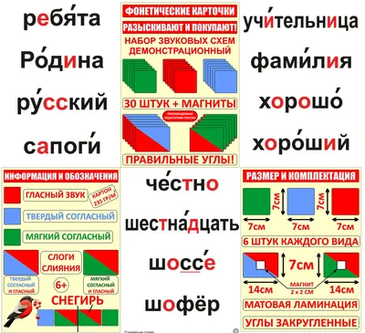 Фонетические карточки, звуковые схемы Итеро 97759740 купить за 145 ₽ в  интернет-магазине Wildberries